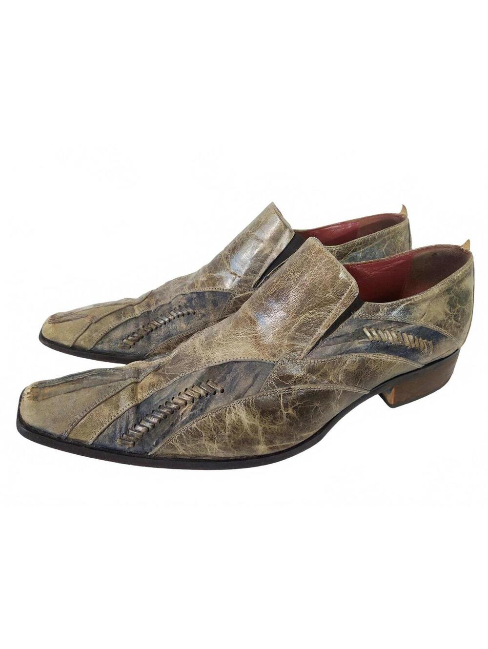JO Ghost Italy Vero Cuoio Shoes Men Distressed Leather US 12